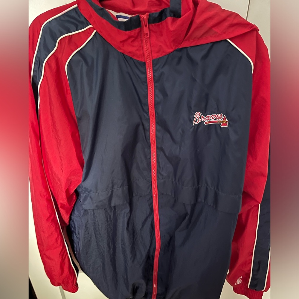 Vintage Atlanta Braves wind breaker